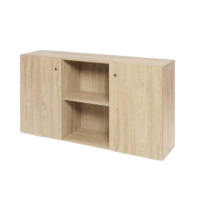 Mueble de guardado 2 puertas + espacio abierto